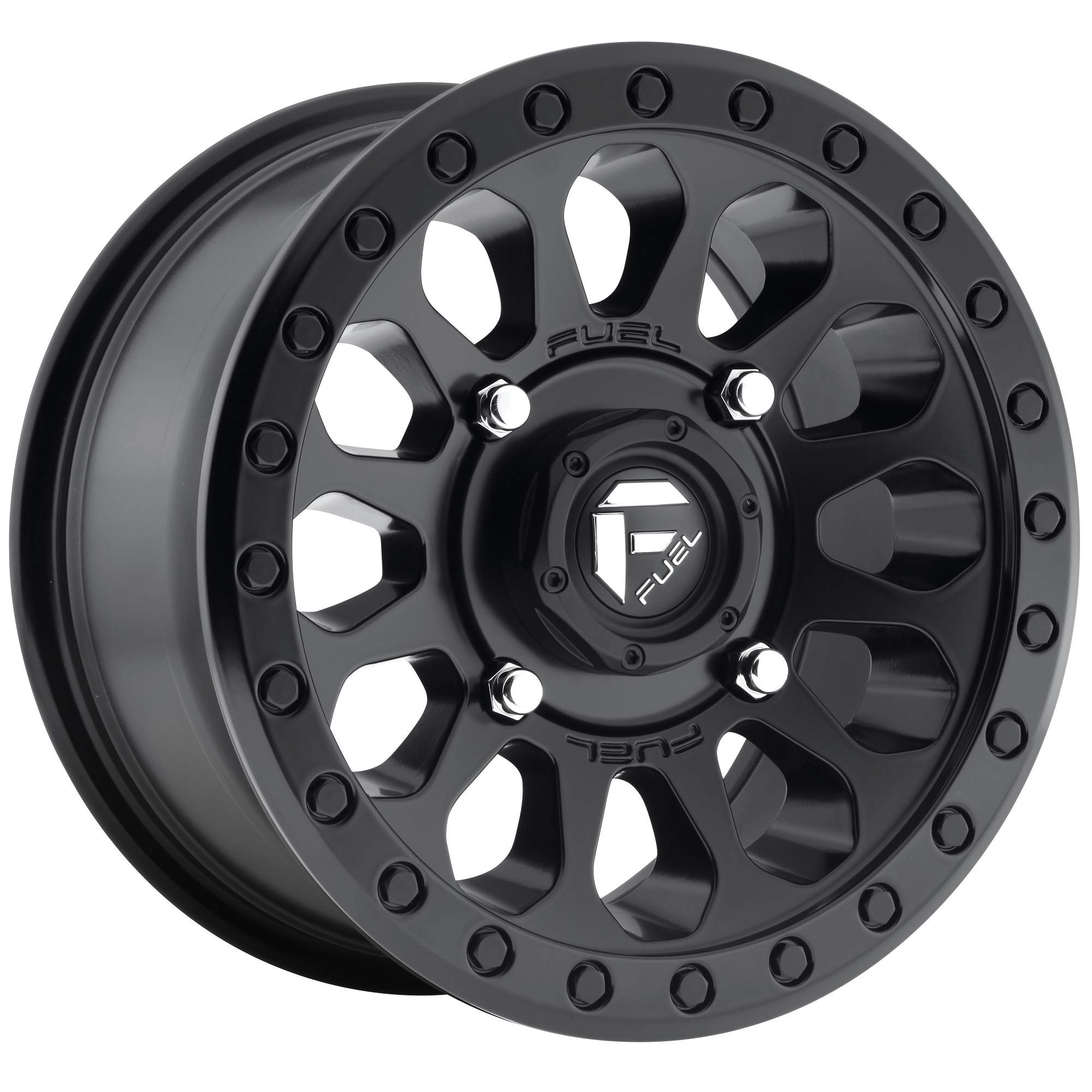 Amazon.com: Fuel Vector 15x7 ATV/UTV Wheel - Matte Black (4/156) 4